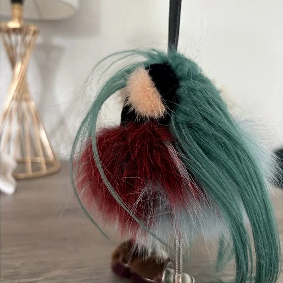 Fendi Multicolor Fur Bag Charm Fendi Mum - Picture 2 of 2